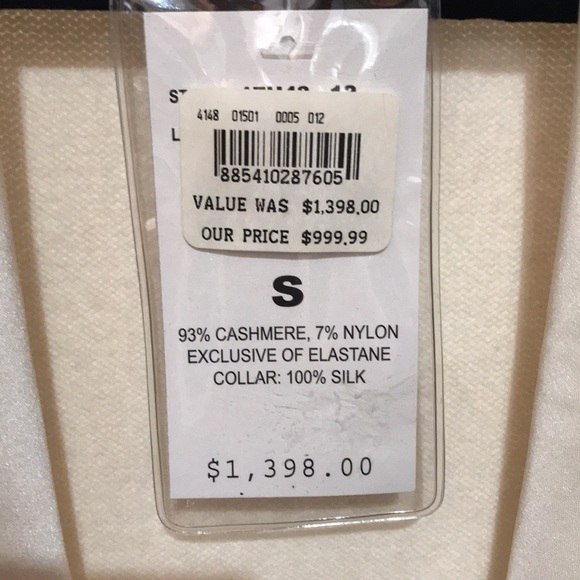 NWT Ralph Lauren Cashmere & Silk Jacket SIZE S - Picture 10 of 10